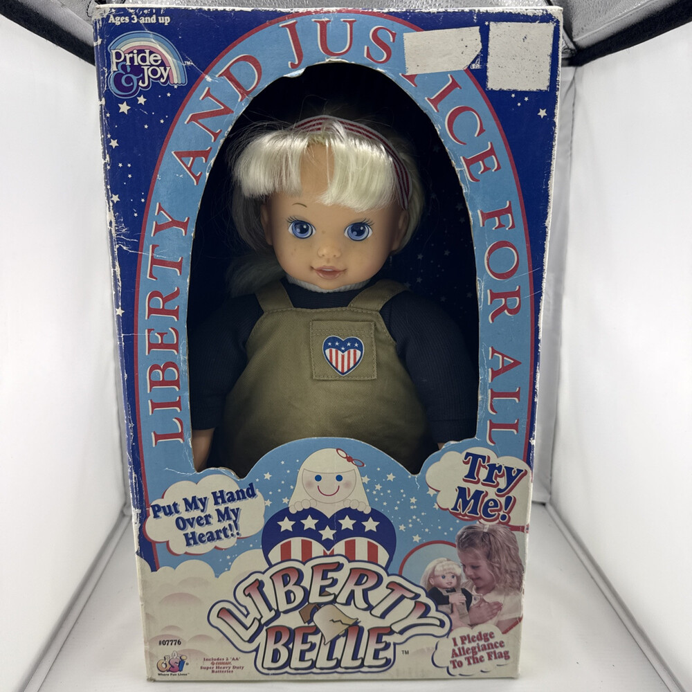Pride & Joy Liberty Belle Doll 2000 Recites Pledge of Allegiance Liberty Justice